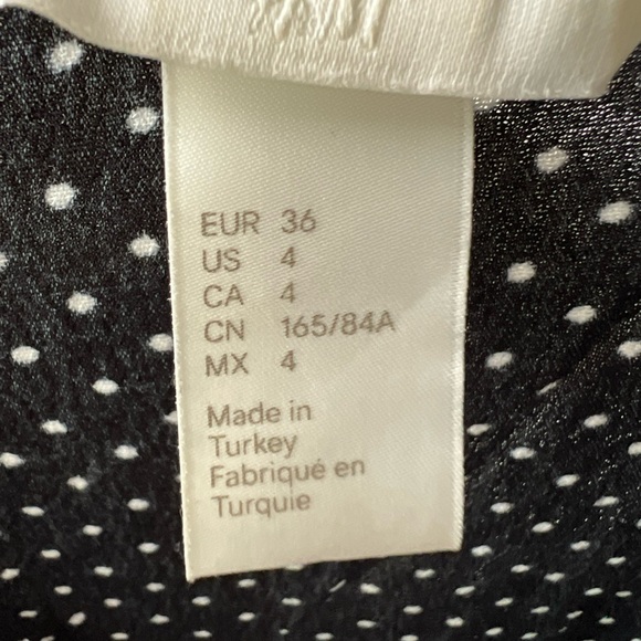 Black & white polka dot blouse - Picture 3 of 3